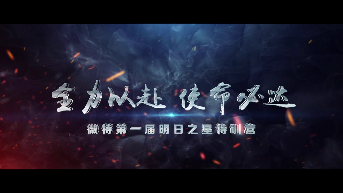 全力以赴 使命必达 - 2019微特明日之星特训营