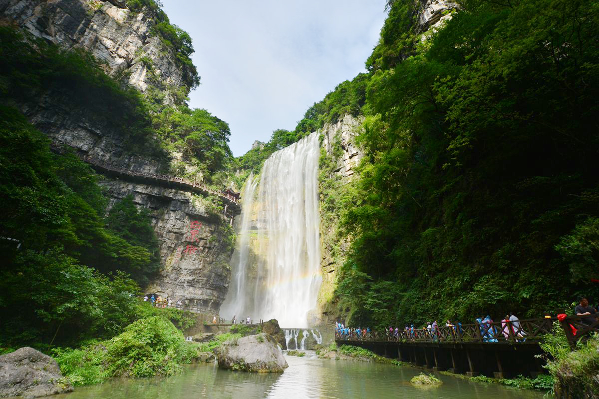 湖北第一、全国第四的三峡大瀑布