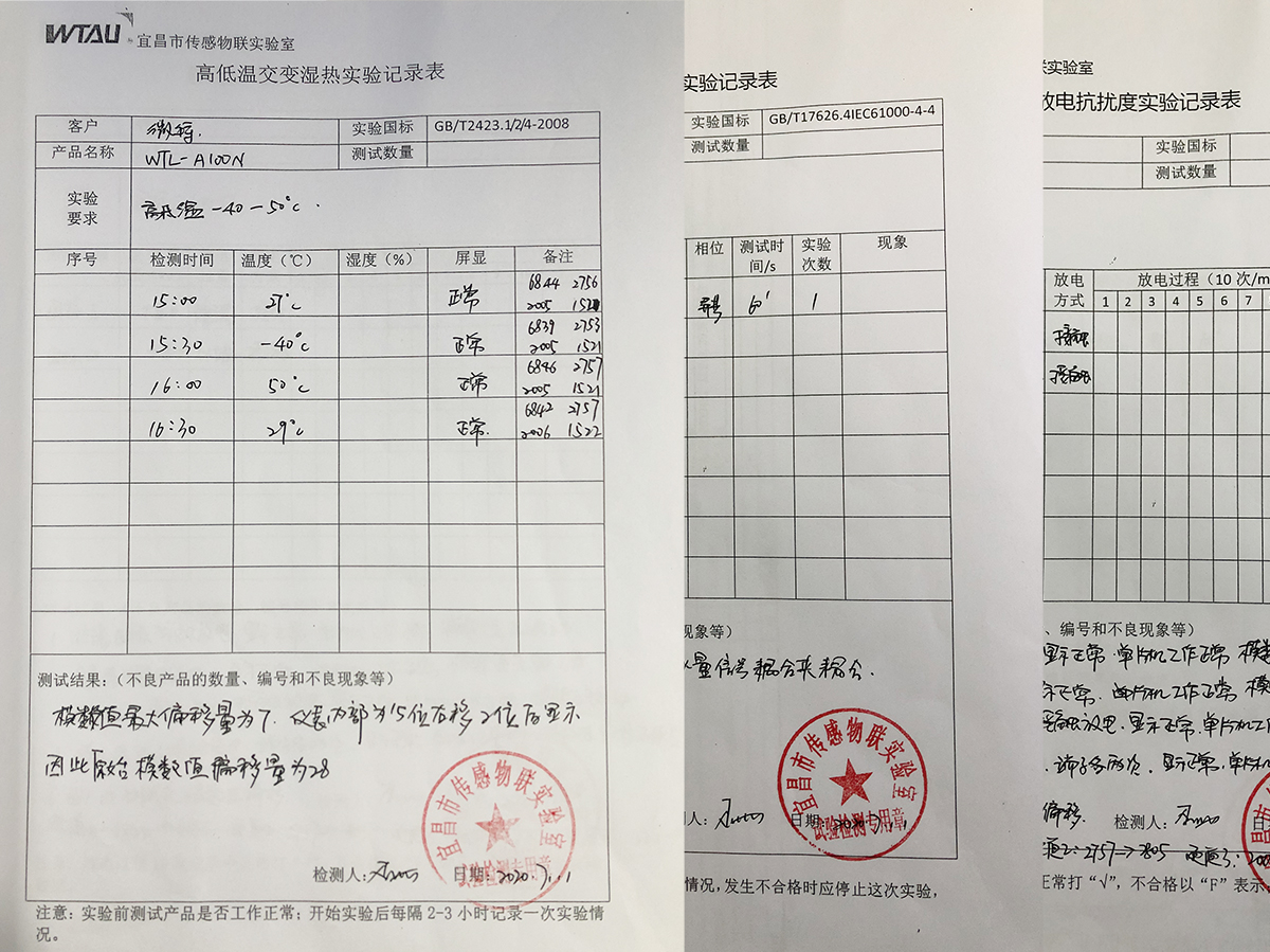 实验数据报告