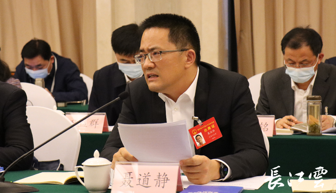 董事长聂道静参加省十三届人大五次会议