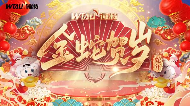 新春纳福，金蛇献瑞！微特给您拜年啦！