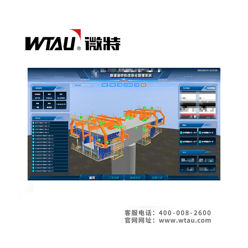 悬灌造桥机信息化系统